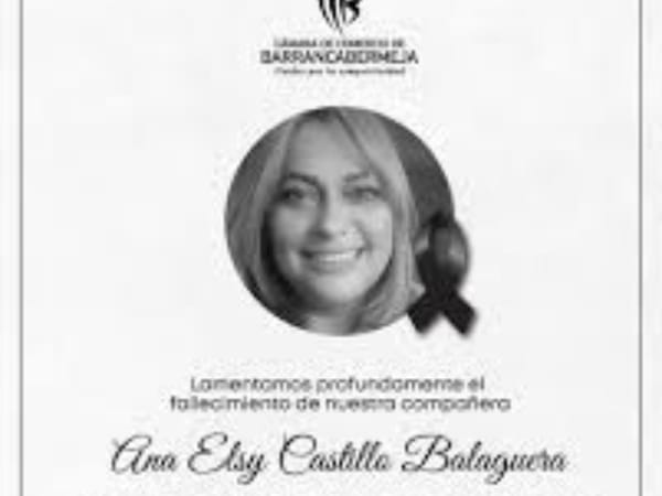 Murió funcionaria de la Cámara de Comercio en accidente de tránsito en Santander