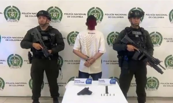 Armado vigilaba un expendio de microtráfico en el norte de Bucaramanga