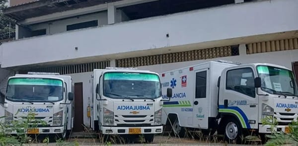 Nueva dotación de ambulancias para el hospital de Floridablanca