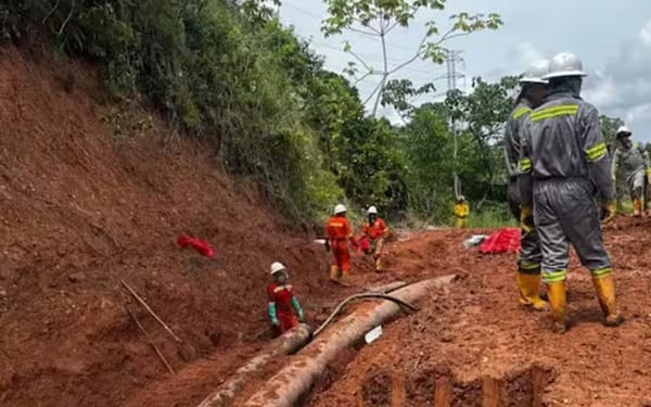 Perforación ilícita en el poliducto Galán–Sebastopol desata emergencia ambiental en Barrancabermeja