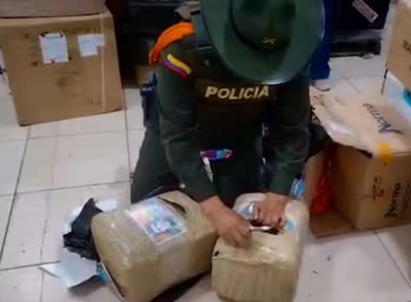 Narcoencomienda fue detectada por canino en empresa de correos en San Gil