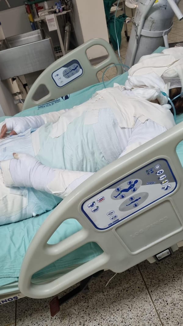 María Fernanda Vargas lucha por sobrevivir tras accidente laboral