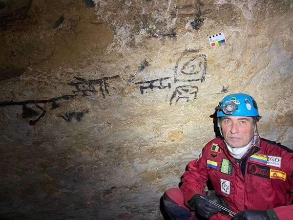 Primer hallazgo de arte rupestre en una cueva en Santander