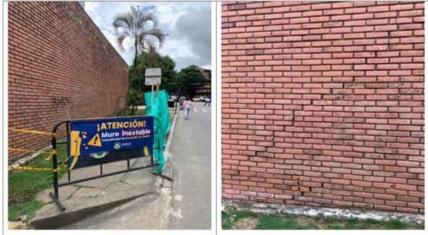 Duro regaño de un juez a la Alcaldía de Floridablanca por negarse a reconstruir un muro
