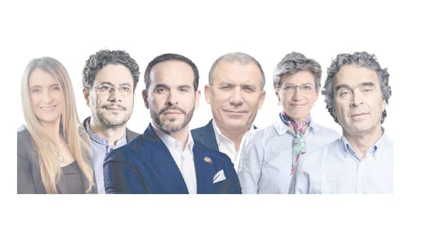 Seis candidaturas para la Presidencia de Colombia