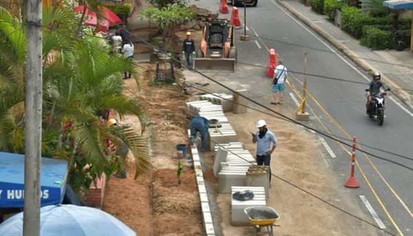 Inversión de $2.900 millones para construcción y adecuación de andenes en Bucaramanga