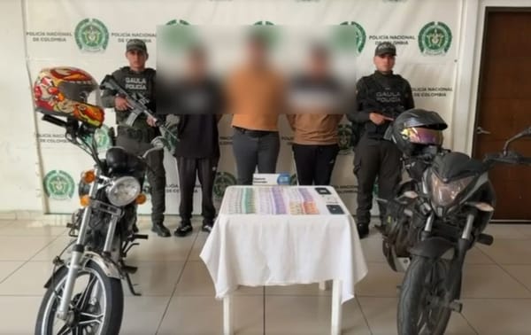 Extorsionistas fueron por 'lana' y salieron capturados en Bucaramanga