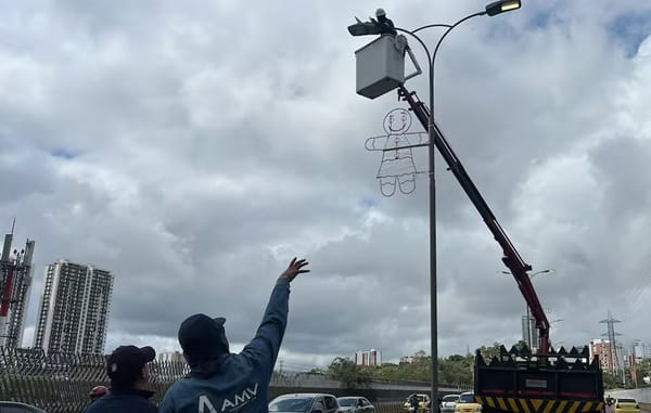 Alumbrado público recuperado y reforzado en sitios clave de Bucaramanga