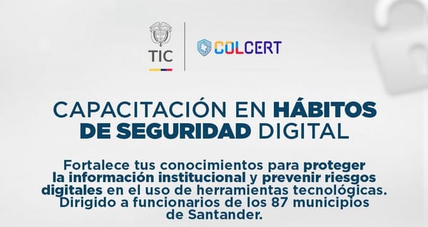 Gobernación capacitará funcionarios en seguridad digital imagen de la publicación