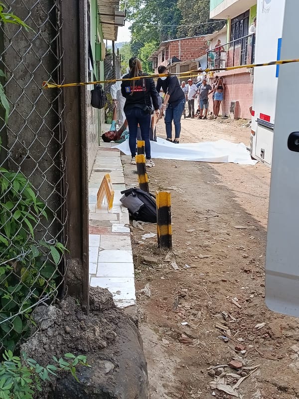 Hombre fue asesinado por sicarios en el barrio Café Madrid