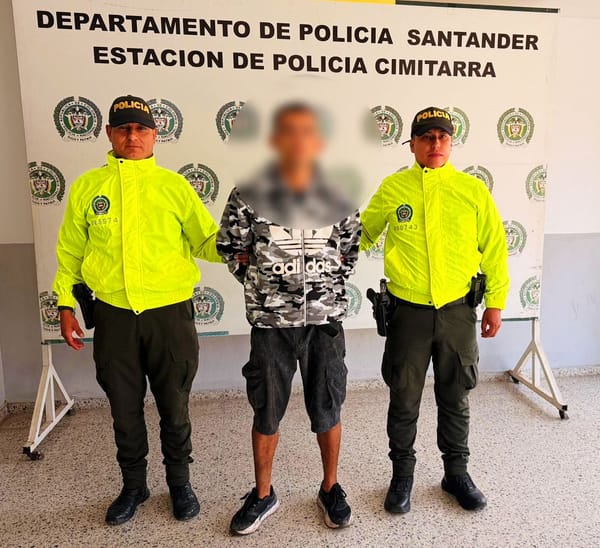 Policía capturó a hombre requerido por hurto calificado en Cimitarra