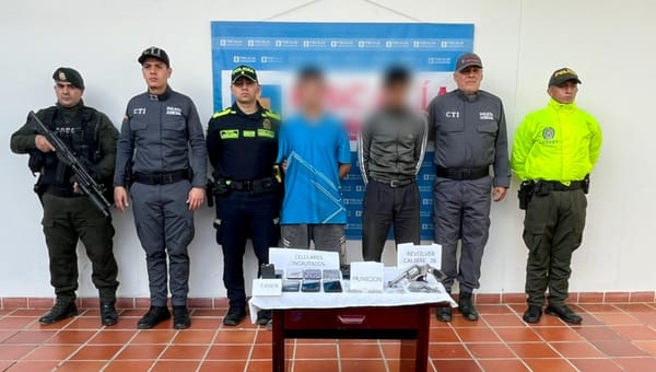 Par de capturados por homicidio en Puente Nacional