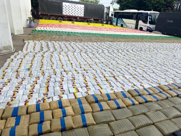 Golpe contra el narcotráfico permitió incautar más  de seis y media toneladas de marihuana en Santander