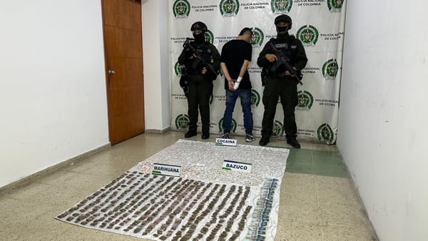 Cargado con tres kilos de drogas listo para venderlas al menudeo
