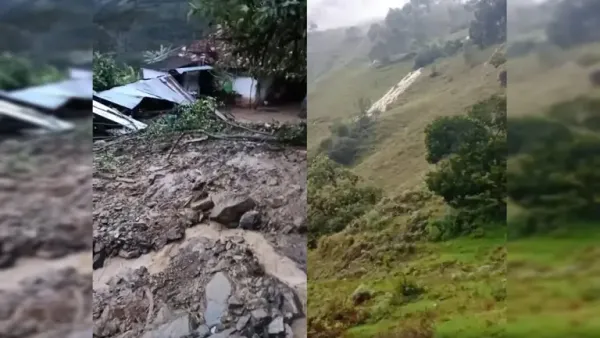 Lluvias azotan Santander:  alerta roja en 4 municipios