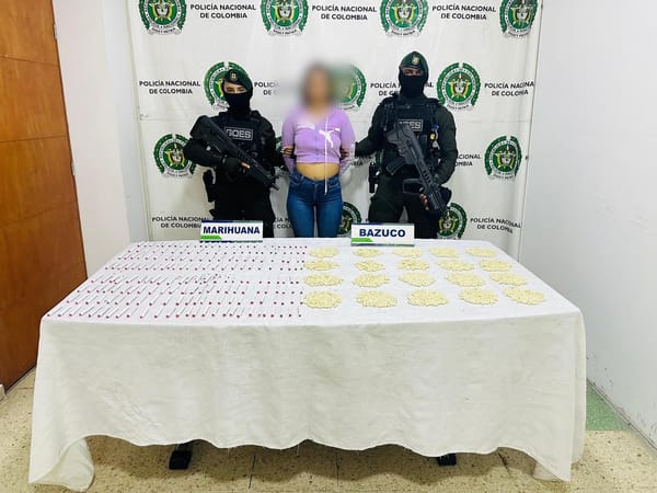 Cayó alias “La Flaca” con más de 2.000 dosis de estupefacientes en norte de Bucaramanga