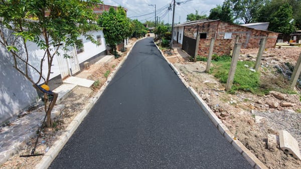 Barrio Los Alpes de Barrancabermeja por fin tiene sus calles pavimentadas