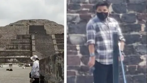 Balacera en Teotihuacán deja dos muertos y varios heridos tras ataque desde la Pirámide de la Luna