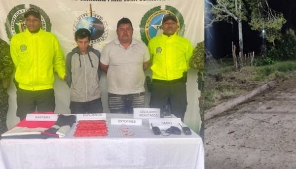 Capturan a “Riki” y “El Gordo”, señalados de atentado con explosivos en Chinácota