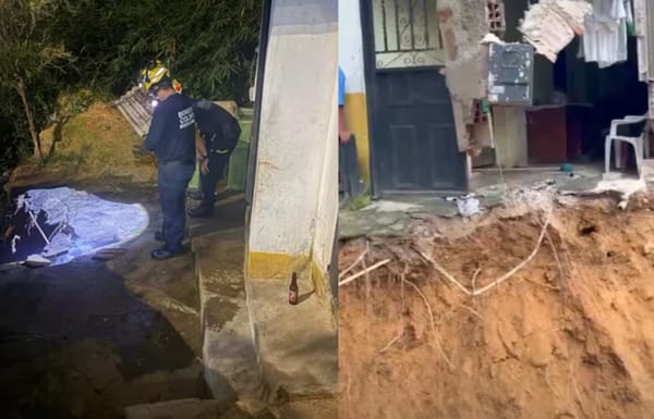 Entre derrumbes y grietas la Comuna 8 pende de un hilo