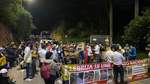 Avanza en Santander el paro convocado para protestar por  alto avalúo del catastro multiproposito