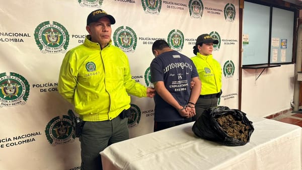 Cae alias 'Chocolate' con más de 2.500 gramos de marihuana en Bucaramanga