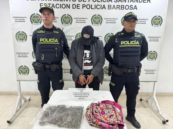 Cayó con más de 500 gramos de marihuana en Barbosa