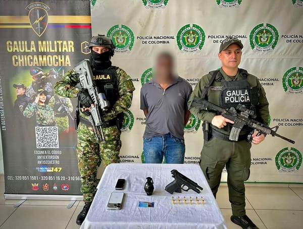 Así cayó 'Mincho': se hacía pasar por militar para extorsionar a comerciantes en Bucaramanga