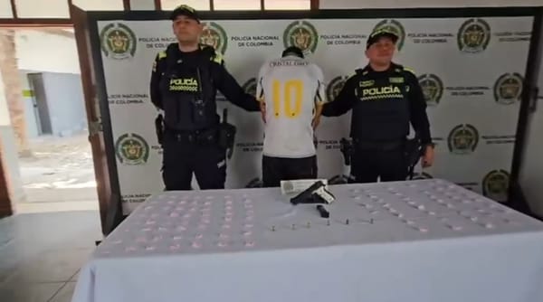 Con pistola traumática modificada fue atrapado vendedor de drogas en Girón