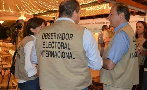 Habrá en total 150 observadores internacionales para elecciones