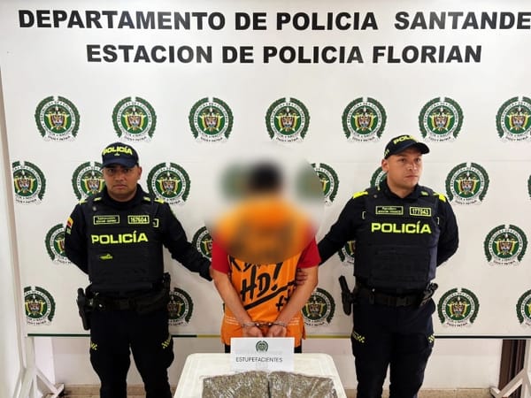 Capturado en pleno parque de Florian con más de un kilo de marihuana