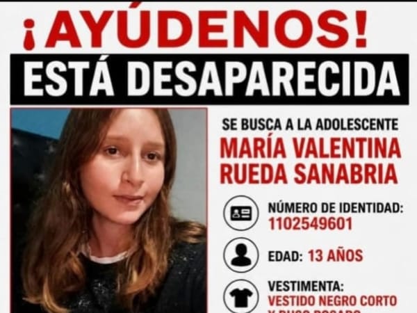 Menor desapareció en Girón luego de salir a comprar un helado junto a su amiga
