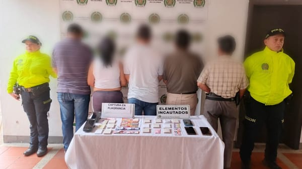 Cinco capturados por mover apuestas clandestinas en Santander