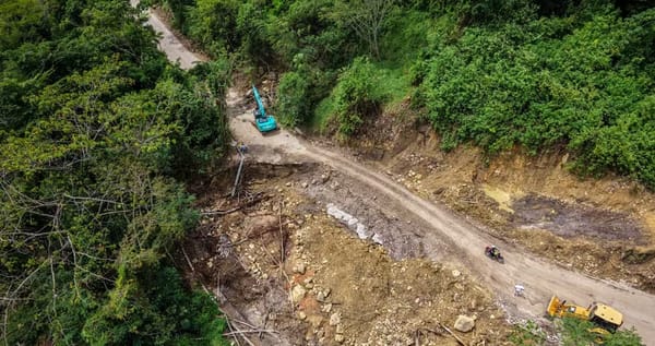 A marchas forzadas se trabaja para abrir la vía San Vicente de Chucurí - Bucaramanga