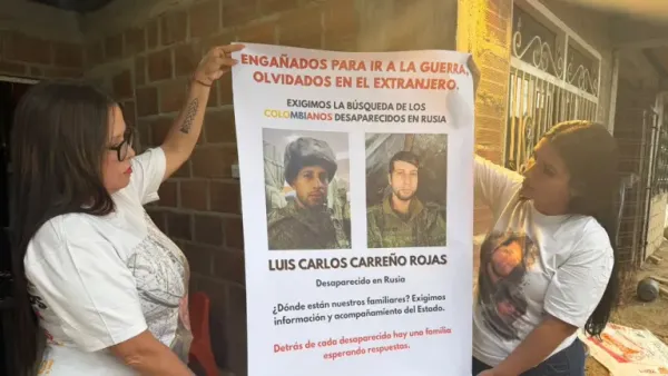 "Queremos saber si están vivos o muertos": familias santandereanas llevarán su clamor al Congreso por desaparecidos en la guerra de Rusia