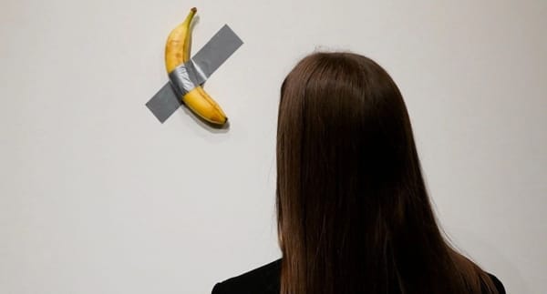 Se robaron la famosa banana de una obra de arte