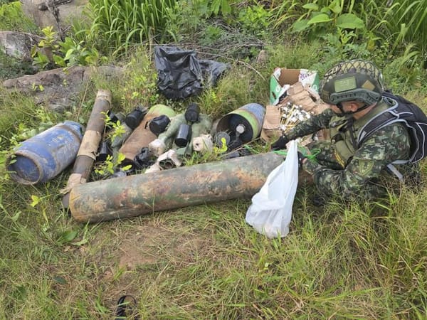Destruida una tonelada de explosivos del ELN