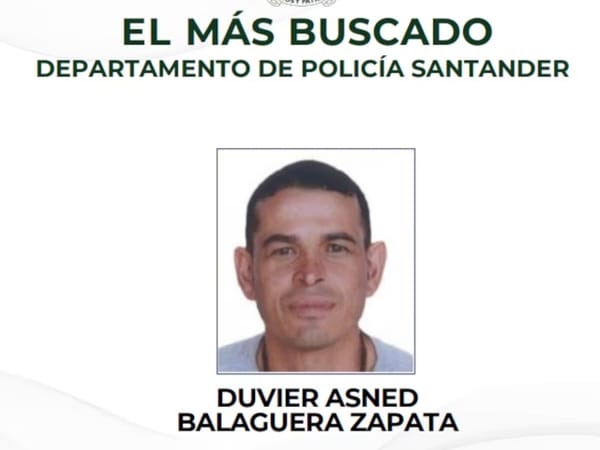 Cayó alias 'Galón', uno de los delincuentes más buscados de Santander por extorsionar comerciantes