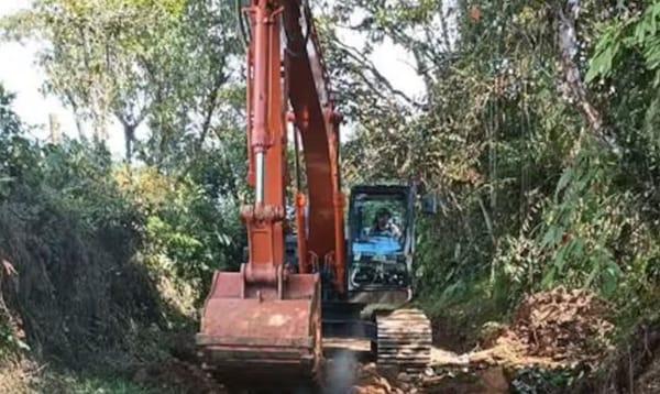 Inició la recuperación vial en corredores estratégicos de Charalá