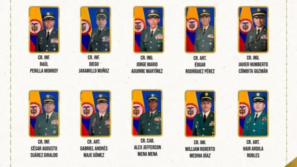 Despedidos de sus cargos 10 coroneles del ejército