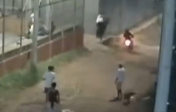 VIDEO | En cámara de seguridad quedó registrado intento de sicariato en Piedecuesta