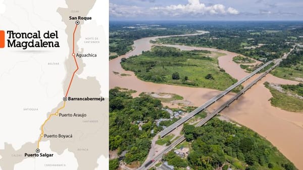 Troncal del Magdalena Medio alcanza un avance del 33 % en su primera fase