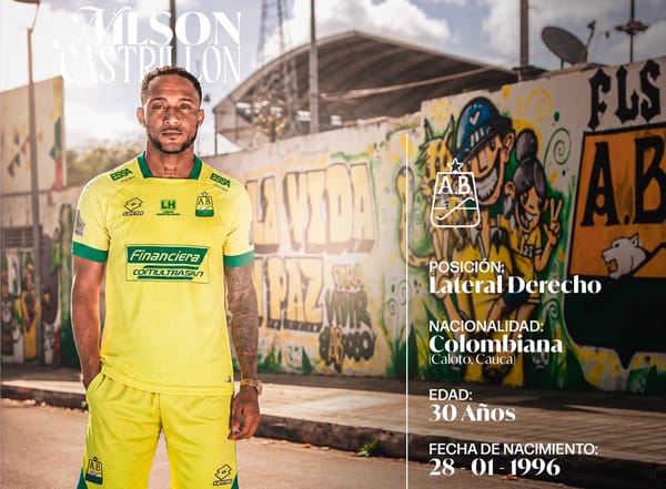Nilson Castrillón nuevo integrante de Atlético Bucaramanga