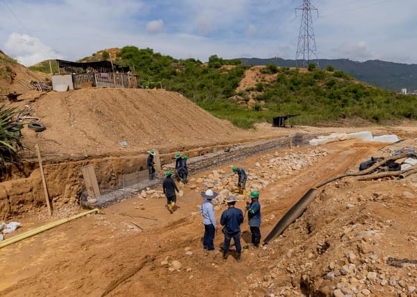 Notable avance en obras de los Cámbulos en Girón