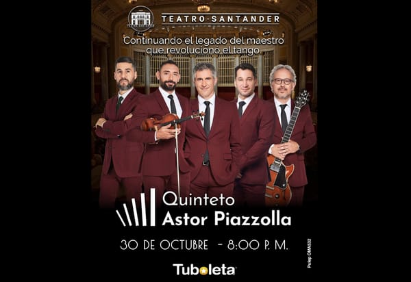 ¡El Quinteto Astor Piazzolla anuncia gira! revive el legado del compositor en Bucaramanga con “Le Grand Tango”