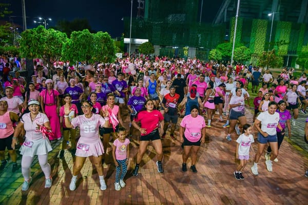 Barrancabermeja corrió en respaldo a la prevención del cáncer de mama