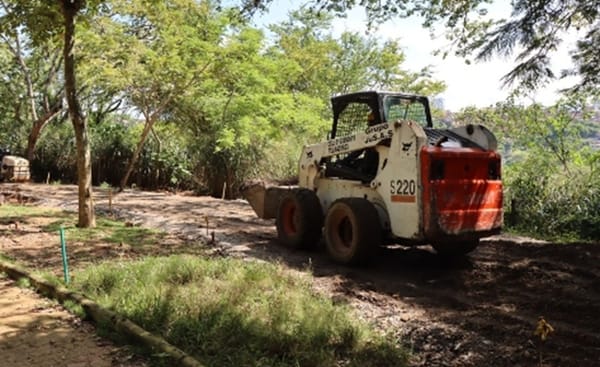 Adecúan el  terreno para iniciar embellecimiento del Parque Fontana en Bucaramanga