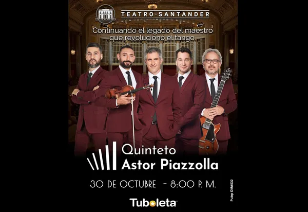 ¡El Quinteto Astor Piazzolla anuncia gira! revive el legado del compositor en Bucaramanga con “Le Grand Tango”