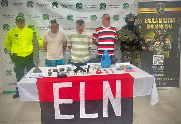 Cayó alias ‘El Compita’, señalado de operar drones explosivos del ELN en el sur del Cesar
