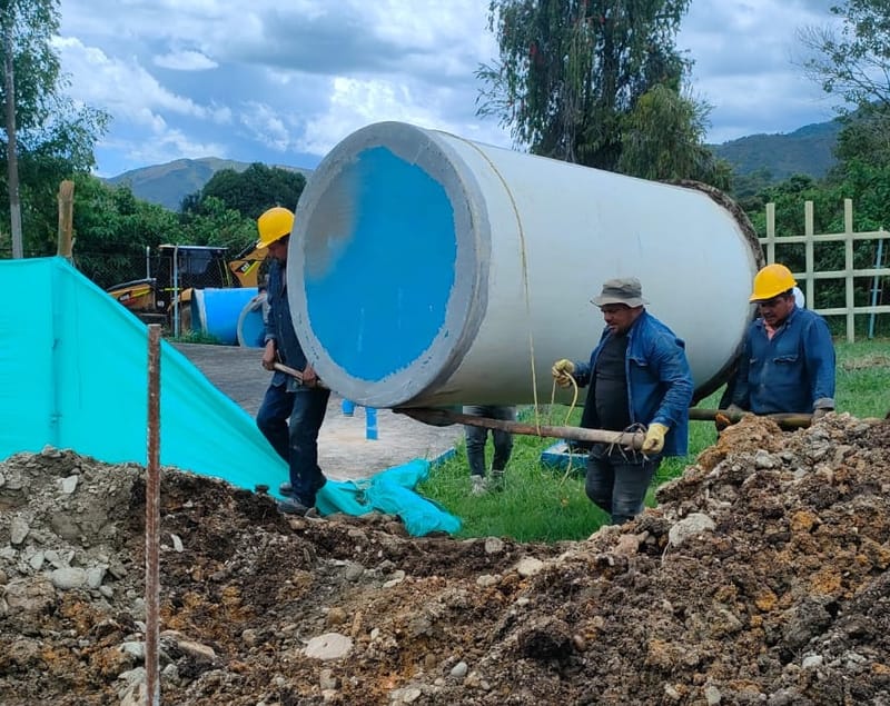Construcción de la nueva Planta de Tratamiento de Agua Potable en Mogotes avanza en un 50 % imagen de la publicación